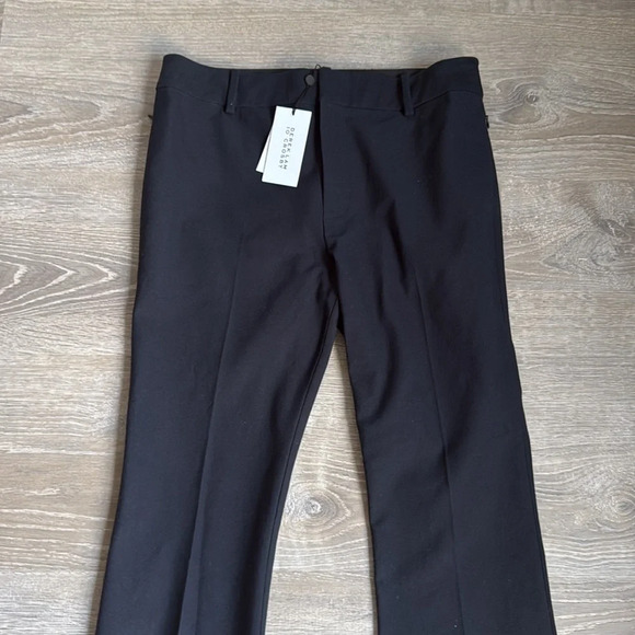 NEW Derek Lam CROSBY CROP FLARE TROUSER in Midnight blue - Picture 4 of 15